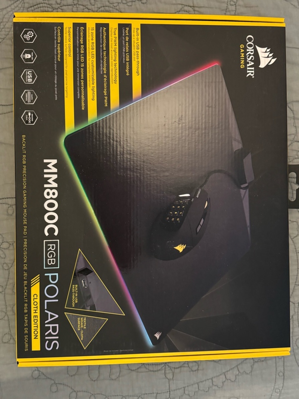 Corsair MM800C RGB Polaris Gaming Mouse Pad - BNIB